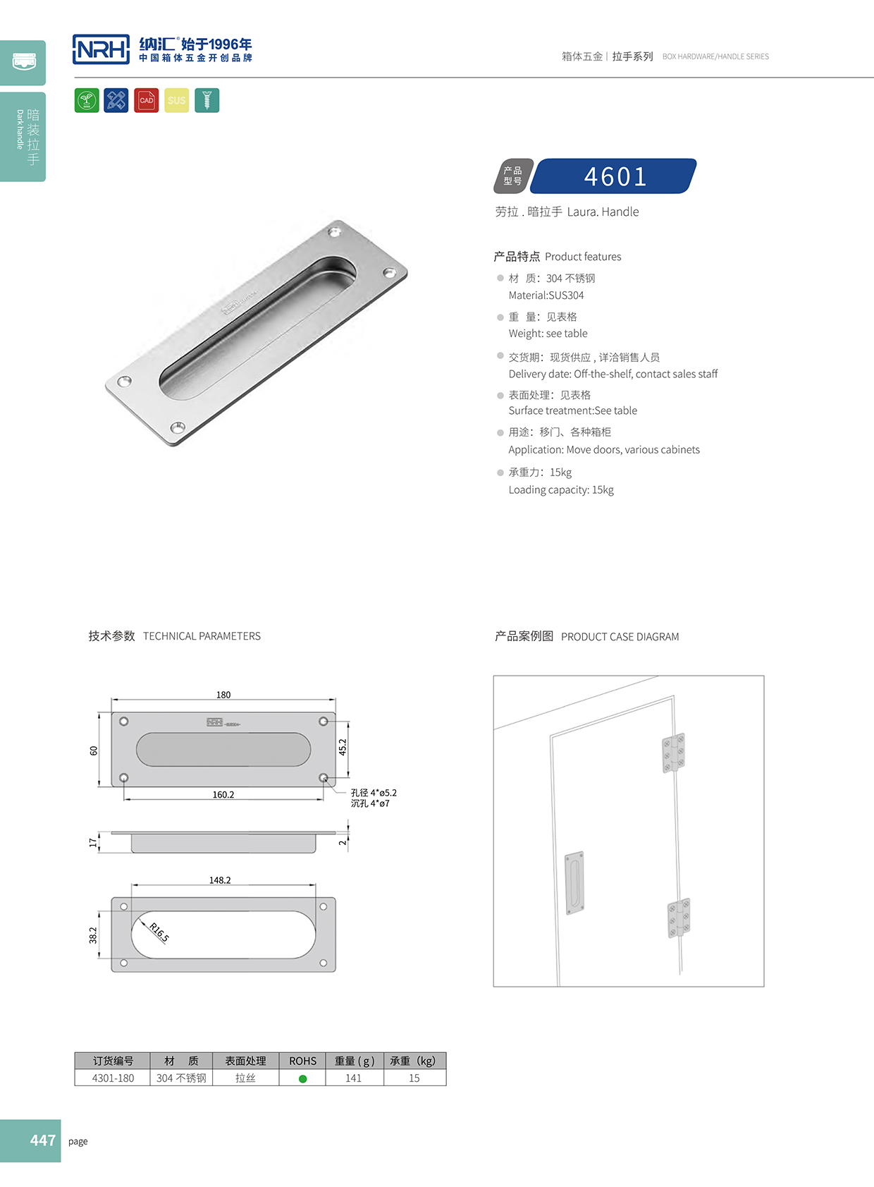 午夜AV福利影视/NRH 4601 铁箱提手