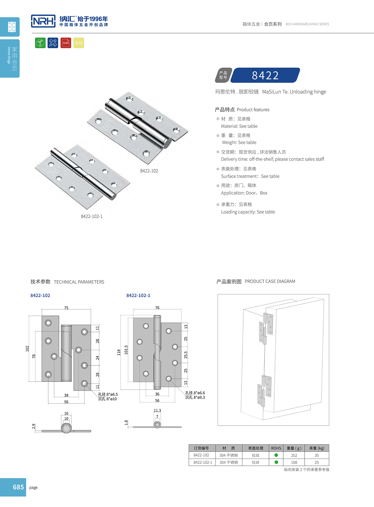 午夜AV福利影视/NRH 8422-102-1 通信柜铰链